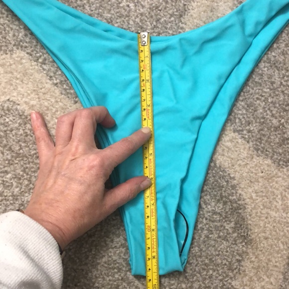 Stunning aqua turquoise embellished bikini sz L NWOT - Picture 6 of 6